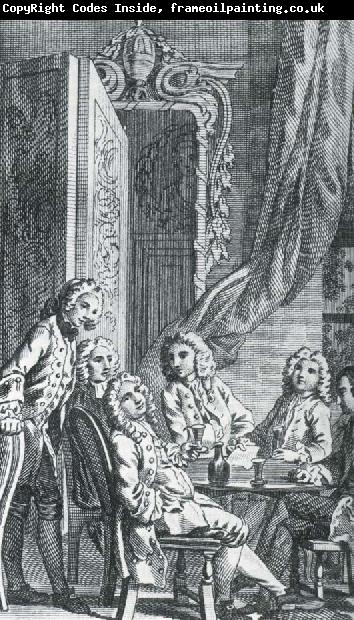 unknow artist en illustration ur den samlade upplagan av tidskriften the spectator fan 1712